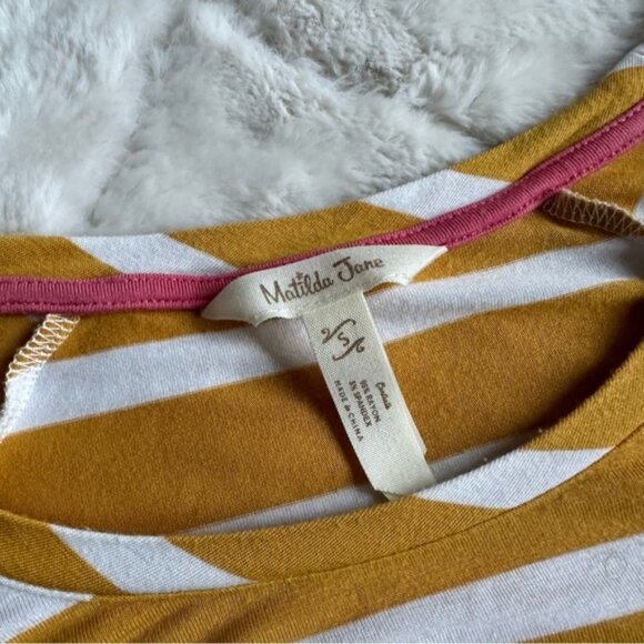 Matilda Jane | Walking on Sunshine Striped Oversized Tunic | Size Small - Picture 6 of 9